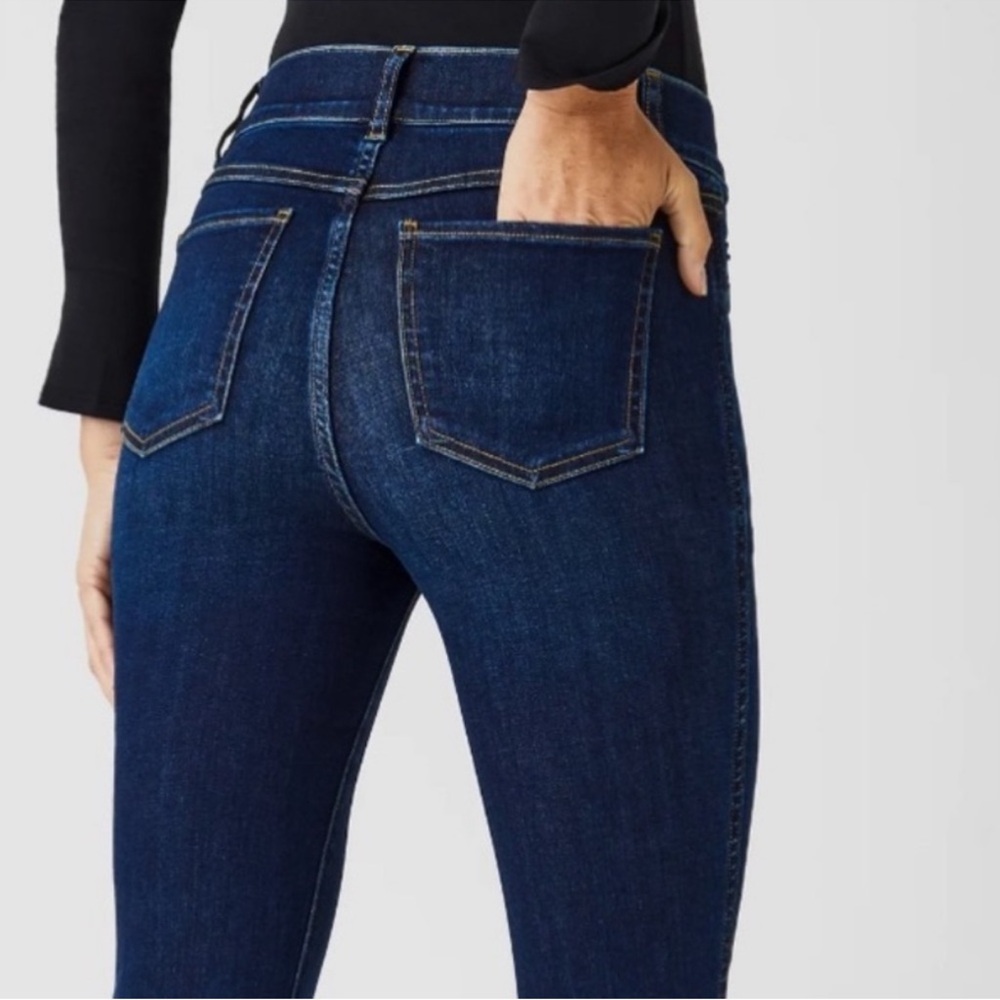 SPANX Women's Dark Blue Ankle Jeans - Picture 4 of 13